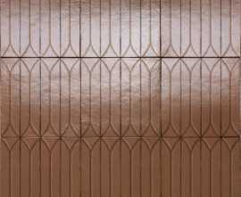 Керамогранит Marazzi Italy MPM2 Terramater Cotto Struttura 3D Losanga Lux 9.1x37.5