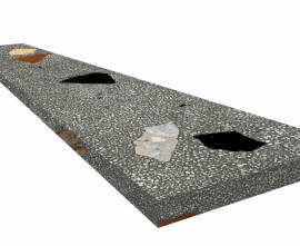 Ступень Coliseumgres 620070002372 Palladio Black Scalino Ang.Dx 33x120