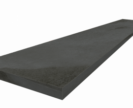 Ступень Coliseumgres 620070002383 Ardesia Black Scalino Ang.Sx 33x120