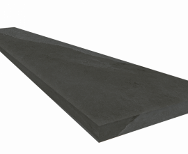 Ступень Coliseumgres 620070002380 Ardesia Black Scalino Ang.Dx 33x120
