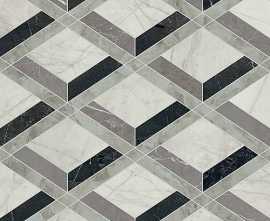 Декор Versace PF60014145 Tarsia Lozenge Nero Deco Lux 3D Rett 60x120
