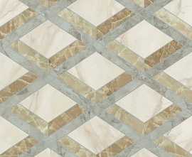 Декор Versace PF60014144 Tarsia Lozenge Avorio Deco Lux 3D Rett 60x120