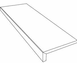 Ступень Versace PF60016817 Tarsia Gradone Top Avorio Apuano Lux 3D Rett 32x120x4.5