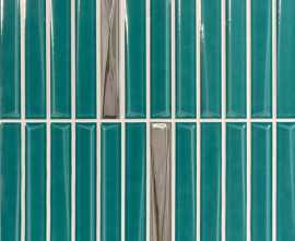 Декор Monopole Decor Melody Turquoise Silver 20x20