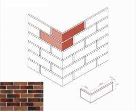 Искусственный камень White Hills 378-75 Сити брик Угол 10x22x7