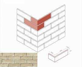 Искусственный камень White Hills 375-15 Сити брик угол 10x22x7