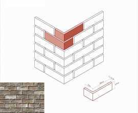 Искусственный камень White Hills 309-25 Бремен брик Design Угол 8x18,5x6,5