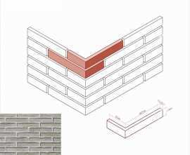 Искусственный камень White Hills 384-15 Остия брик Design Угол 12x26.5x4.9