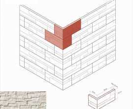 Искусственный камень White Hills 231-05 Каскад Рейндж угол 8x17.5x9.5
