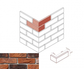 Искусственный камень White Hills 683-65 Ринн Брик Design угол 8.5x19x6.5