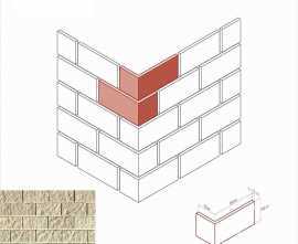 Искусственный камень White Hills 445-15 Торре Бьянка Угол 8x18x9.5