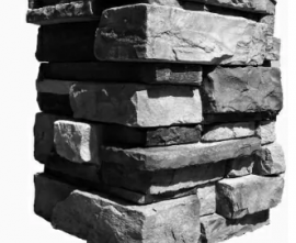 Искусственный камень White Hills 150-15 Уайт Клиффс угол 10x28,5x10 (8,5x24x10)