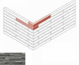 Искусственный камень White Hills 698-88 Бран брик 3D Design угол 6,7-7,5/32,5-33,5 (7/33) x 4 x 5