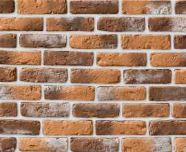 Leonardo Stone Декоративный кирпич Плоскость Мадрид 485 25-28x7-8x1,7