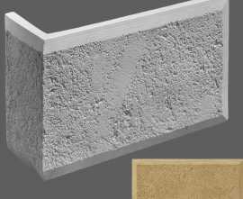 Искусственный камень Leonardo Stone Угловой элемент Рим 050 39/12x25x3