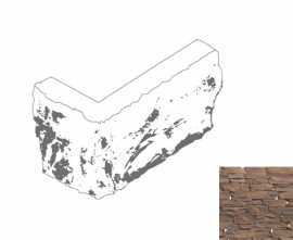 Искусственный камень Камелот Этна 168 Угол 100-250х70-150х25-50/75-100х45