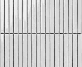Мозаика Porcelain mosaic Y15F701 Strip Белый глянцевый 1.5х14.5 29.4х31.3