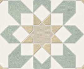 Керамогранит Harmony 39599 Doha Green Flower SP/22,3 22,3x22,3