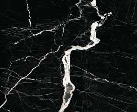 Delfone Ararat Lighthing Black Matt Спеченный камень 1200x2700x6