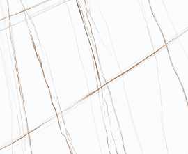 Delfone Laurent Gilded White Satin Спеченный камень 1200x2400x6