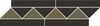 Metlah.Store М6321/6313/6713-Л Бордюр №2 на сетке прямой 305x90